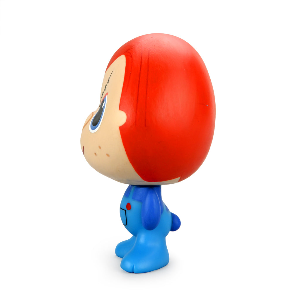 Child's Play Chucky BHUNNY 4-inch vinyl figure showcasing Chucky's distinctive doll features and detailed design.