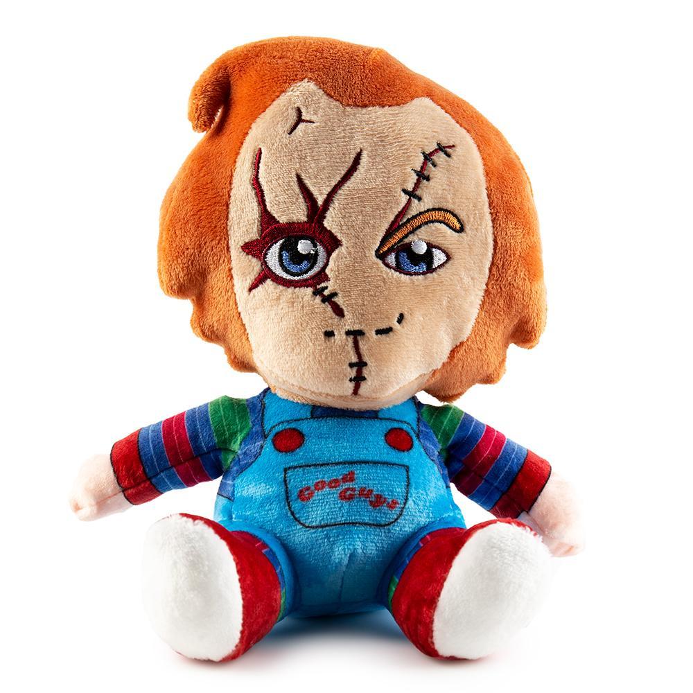 Child's Play Chucky Horror PHUNNY plush by Kidrobot, soft stuffed toy featuring Chucky character from the horror series.