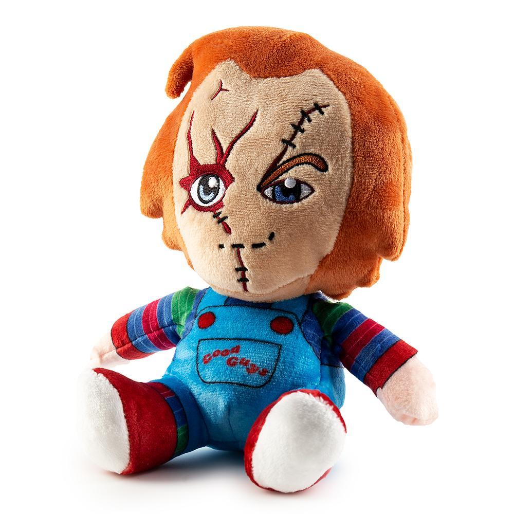 Soft Chucky Horror PHUNNY plush toy from Child's Play by Kidrobot featuring a detailed, cuddly Chucky character plush.