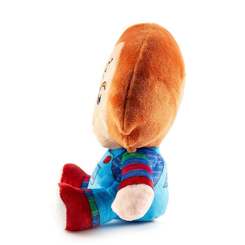 Child's Play Chucky Horror PHUNNY plush toy by Kidrobot, featuring a soft fabric Chucky character from the horror film series.
