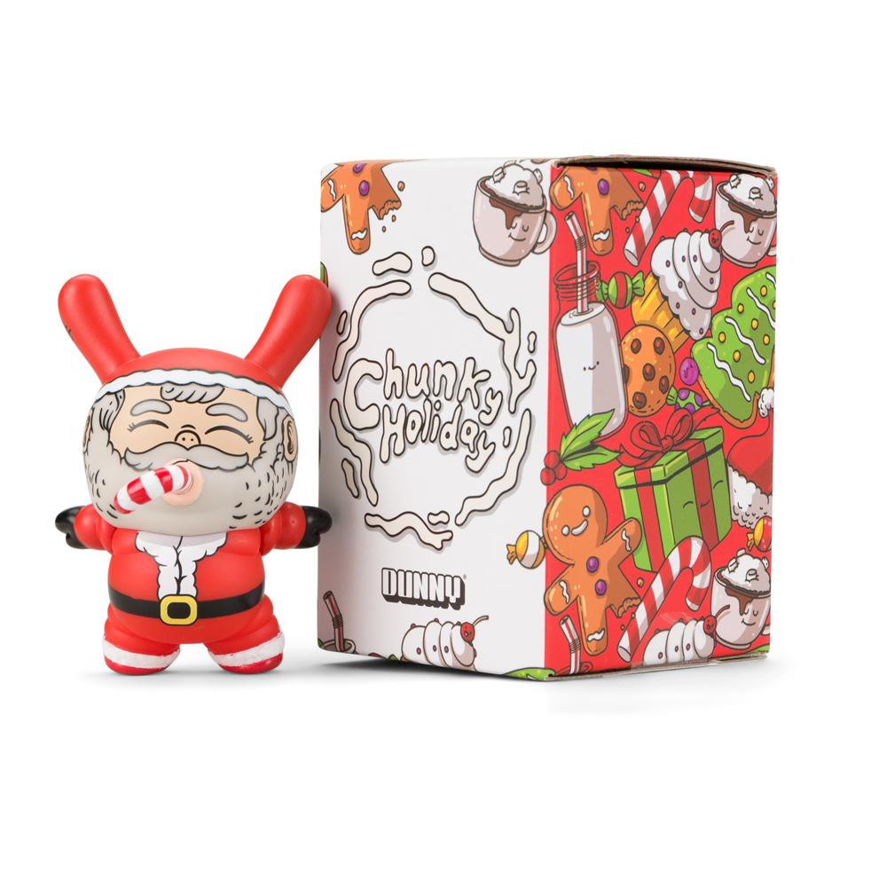 Chunky Holiday Dunny by Alex Solis - Santa Edition - Kidrobot - Designer Art Toys