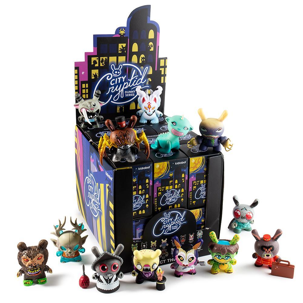Vinyl City Cryptid Dunny Series blind box figure by Multi-Artist, featuring a unique city-inspired cryptid design.