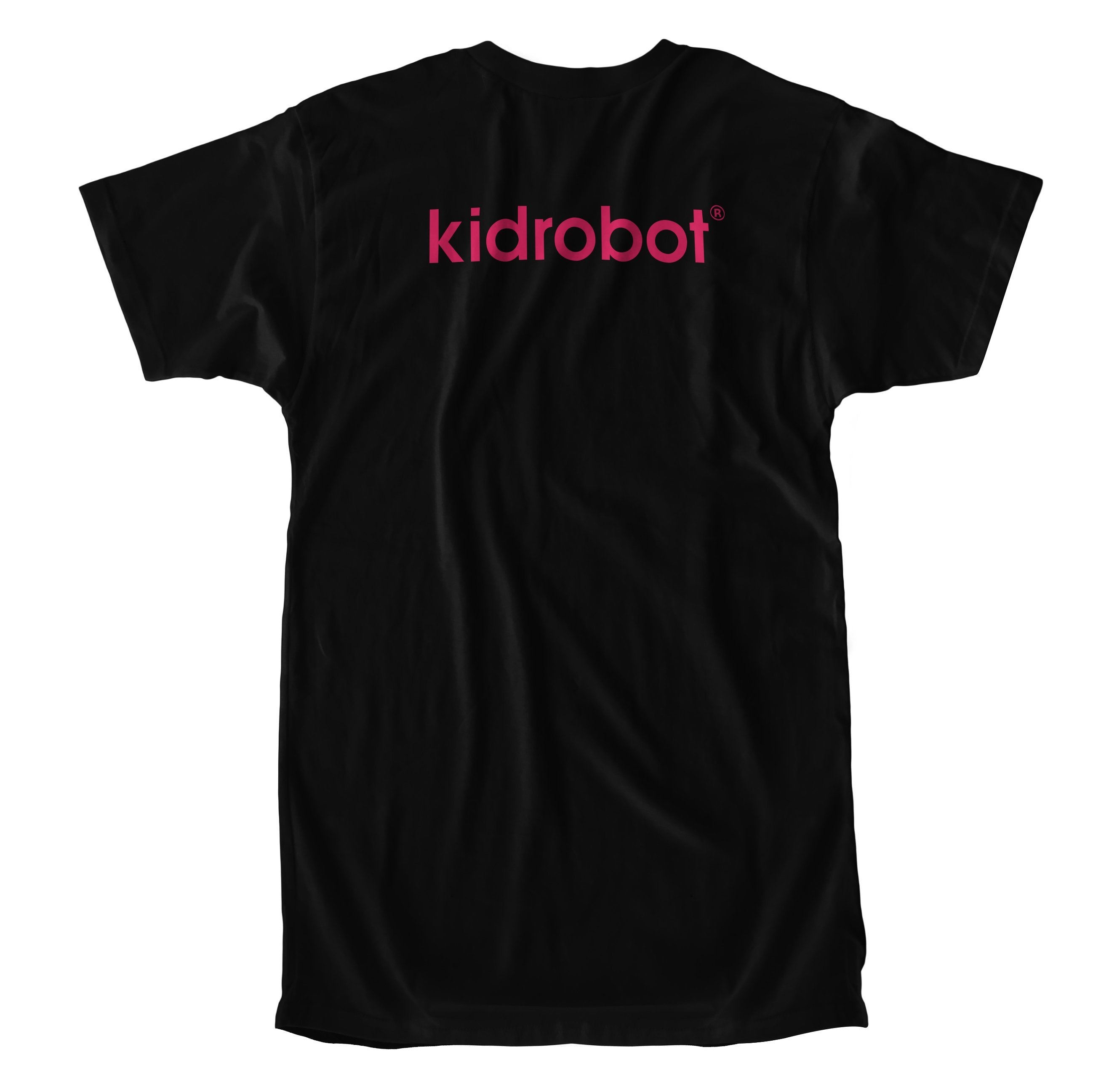 Limited Edition Kidrobot Signature Magenta Bothead Black T-Shirt (S-XXL) - Kidrobot - Designer Art Toys