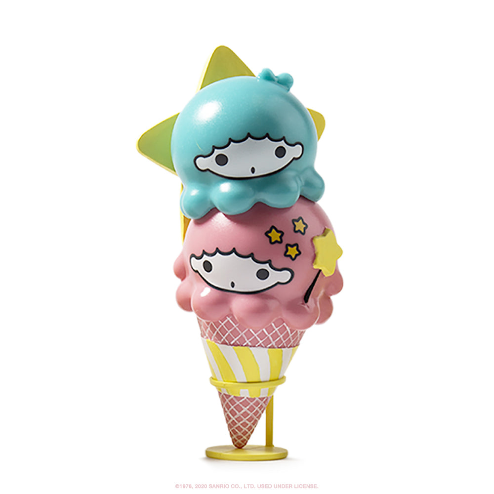 Sanrio Little Twin Stars Ice Cream 3-inch vinyl figure, collectible mini figure with pastel colors and detailed design.