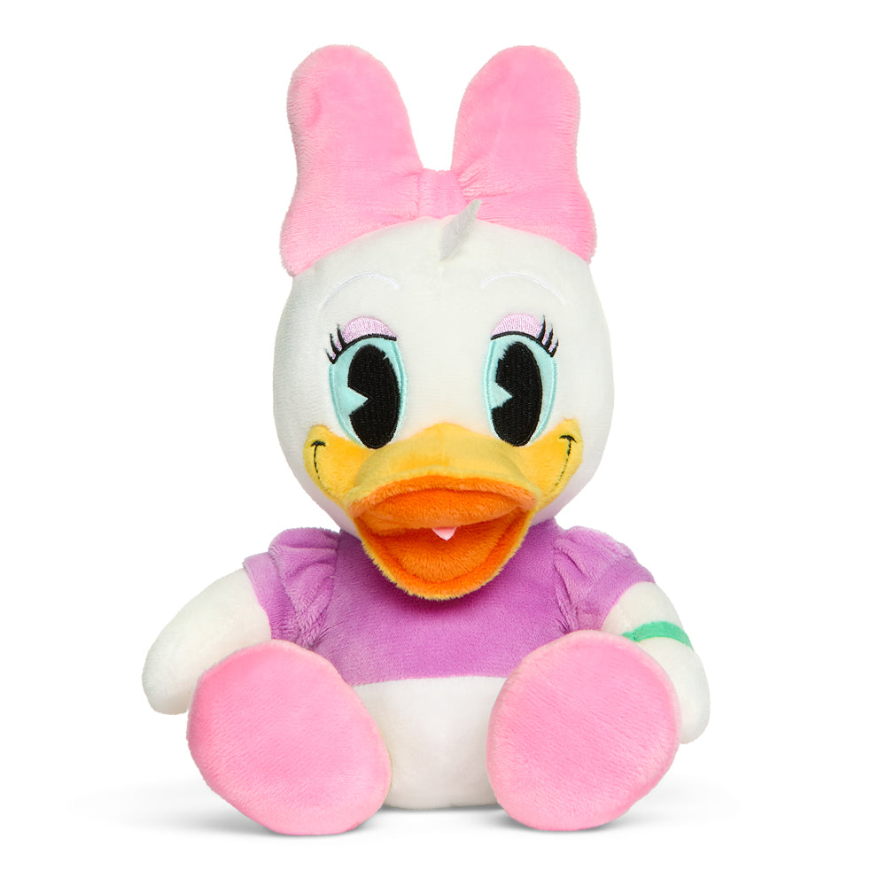 Disney Daisy Duck 7.5-inch Phunny Plush by Kidrobot featuring soft fabric and detailed character design.