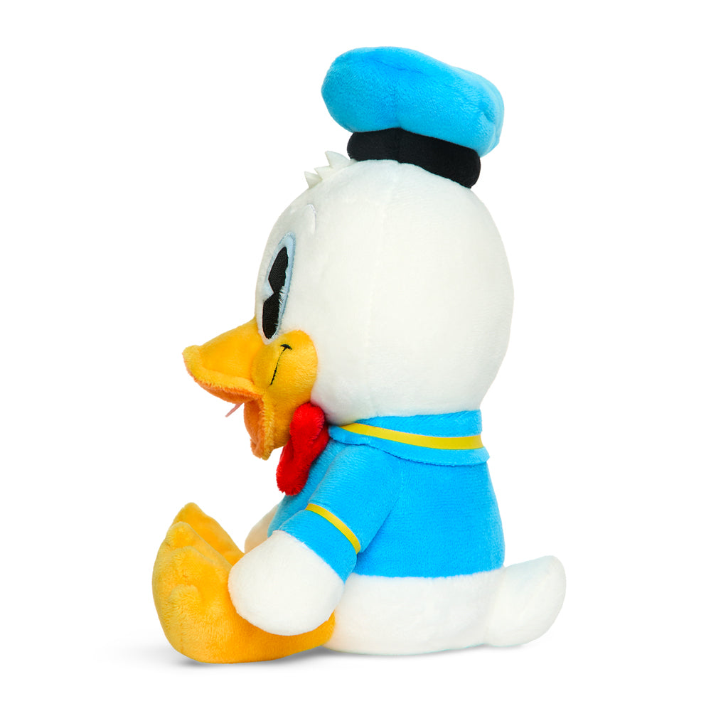 Disney Donald Duck 7.5-inch Phunny plush by Kidrobot showing Donald with bright colors and soft fabric details.
