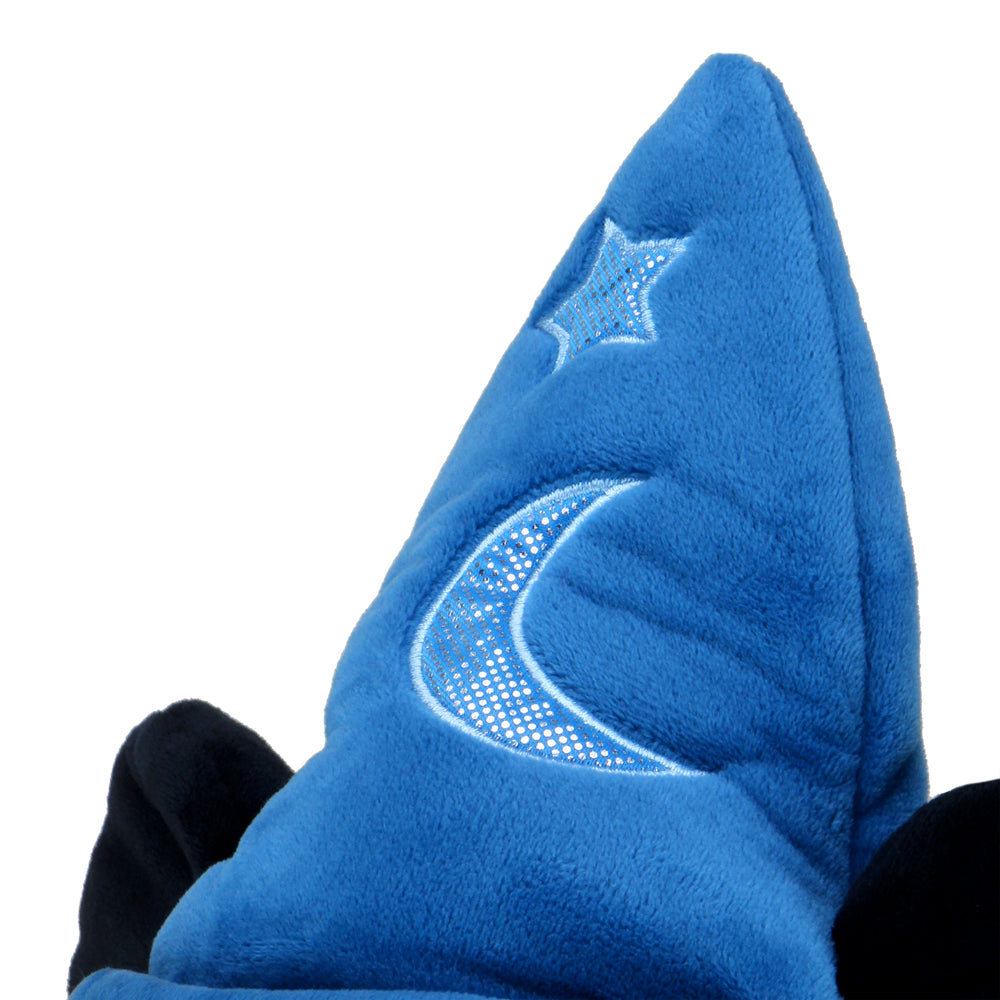 Disney Fantasia Sorcerer Mickey 16-inch HugMe plush, soft and cuddly plush toy of Mickey Mouse in sorcerer robes.