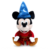 Disney Fantasia Sorcerer Mickey 16-inch HugMe plush toy, soft fabric plush featuring Sorcerer Mickey from Fantasia.