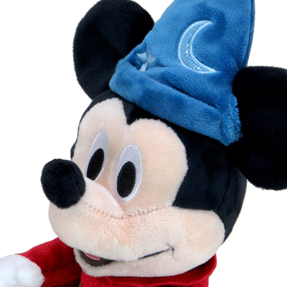 Disney Fantasia Sorcerer Mickey 8-inch Phunny plush toy featuring Mickey Mouse in Sorcerer costume from Fantasia.