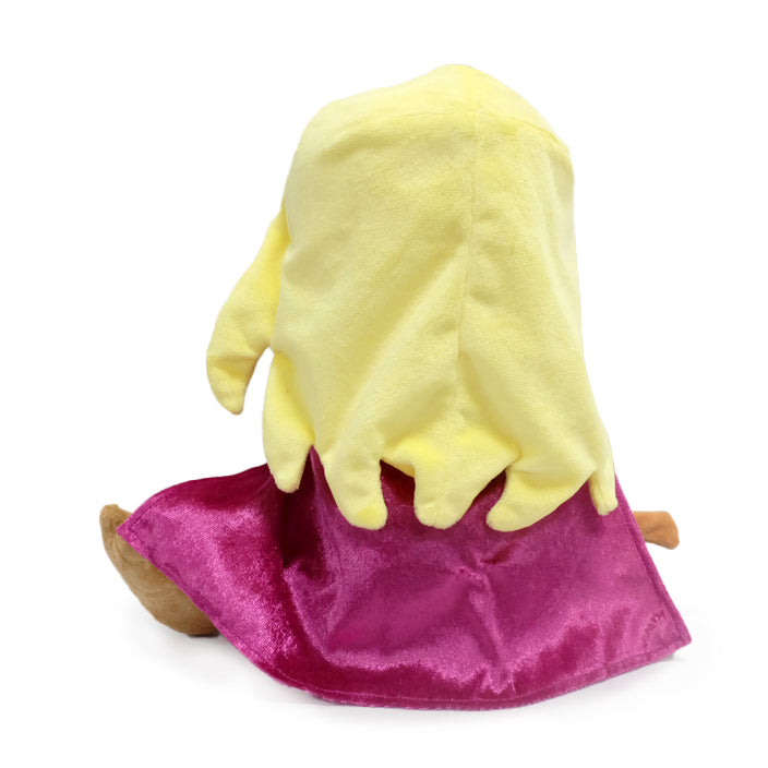 Disney Hocus Pocus Sarah Sanderson 13-inch plush by Kidrobot, soft fabric toy featuring the witch character from Hocus Pocus.