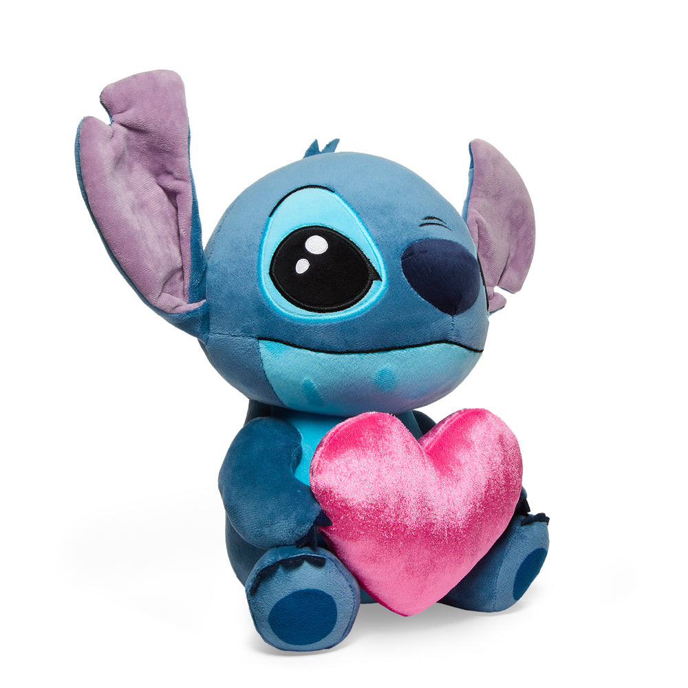 Disney Lilo & Stitch I Love Stitch 13-inch light-up plush toy, soft plush with glowing features, perfect for fans of Disney's Stitch.