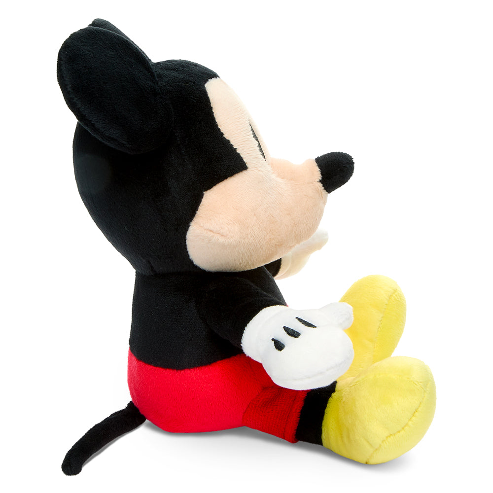 Disney Mickey Mouse 8-inch Phunny plush by Kidrobot, soft and cuddly Disney character toy with detailed features.