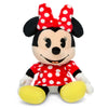 Disney Minnie Mouse 8-inch Phunny plush by Kidrobot, soft and cuddly toy featuring Minnie with iconic red bow and polka dots.