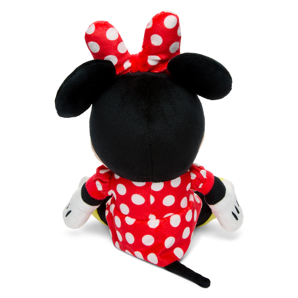Disney Minnie Mouse 8-inch Phunny Plush by Kidrobot featuring soft fabric and classic Minnie Mouse design.