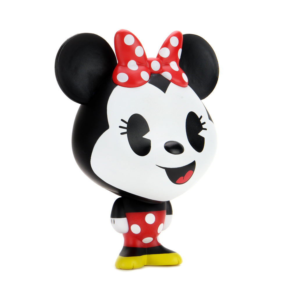 Disney Minnie Mouse BHUNNY 4-inch vinyl figure featuring classic Minnie Mouse design and bright colors.