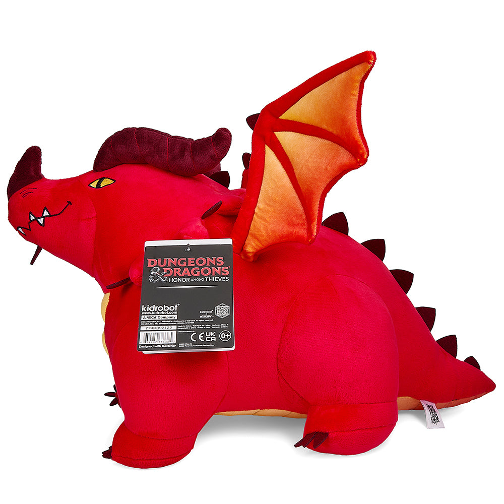 Dungeons & Dragons Honor Among Thieves Themberchaud 13-inch plush toy, soft and detailed dragon character from the game.
