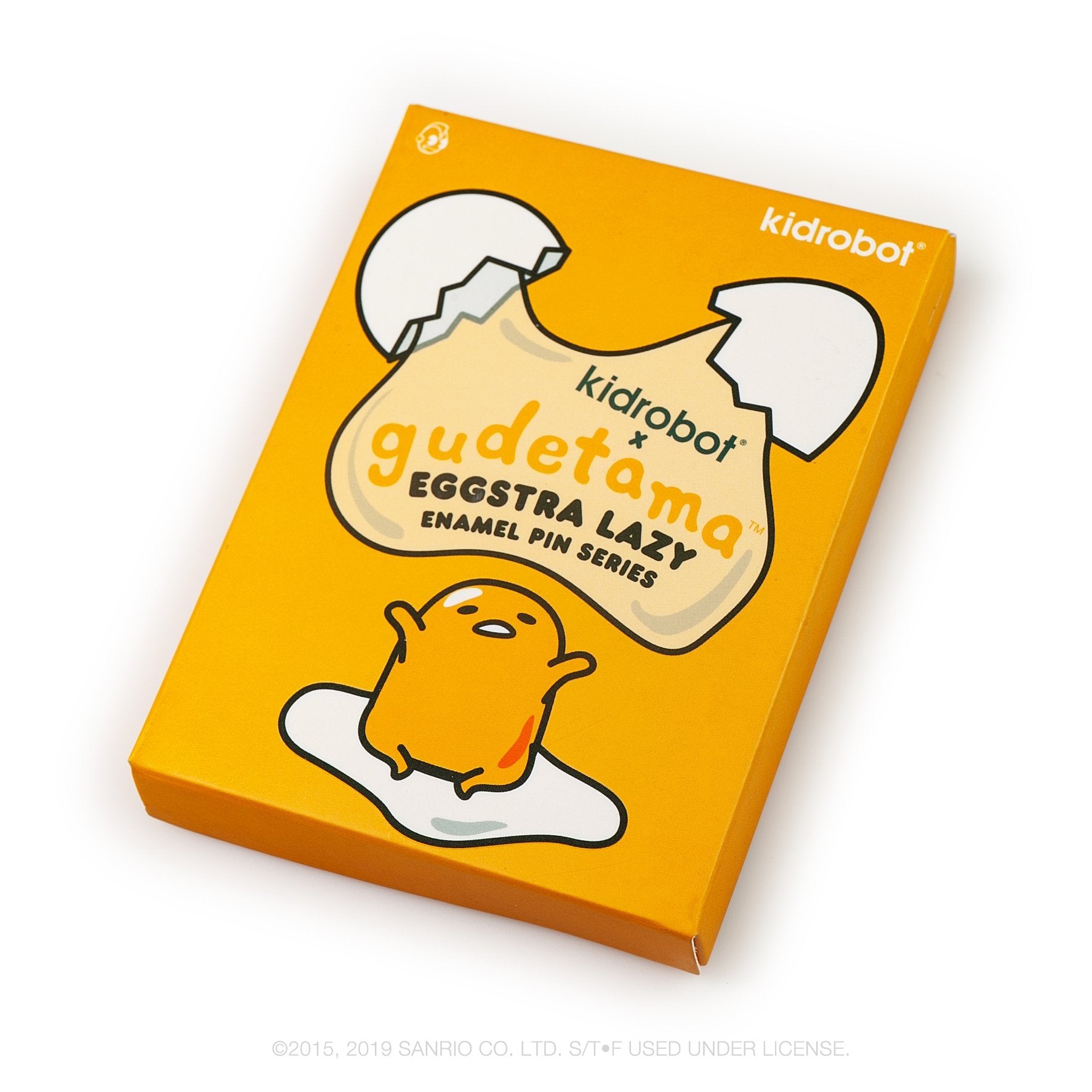 Gudetama Eggstra Lazy Enamel Pin Series by Kidrobot x Sanrio - Kidrobot - Designer Art Toys