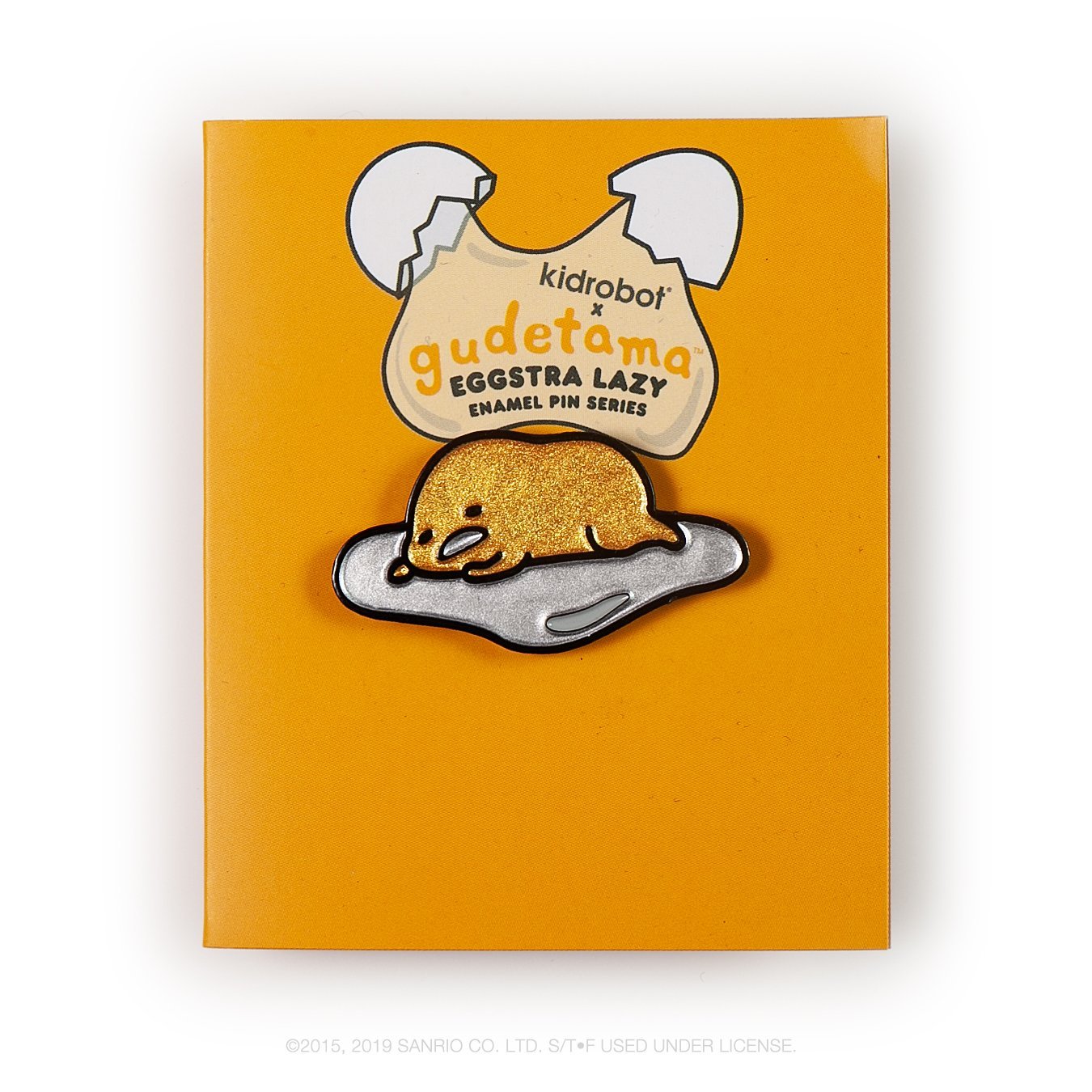 Gudetama Eggstra Lazy Enamel Pin Series by Kidrobot x Sanrio - Kidrobot - Designer Art Toys