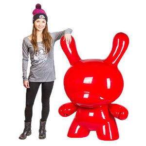 Art Giant Red 4-Foot Dunny Art Sculpture by Kidrobot - Kidrobot - Designer Art Toys