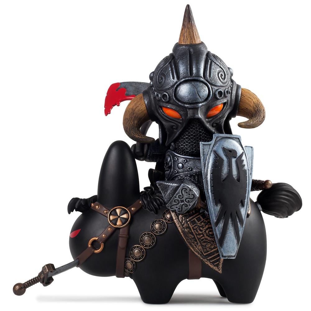 Limited edition Frank Kozik Death Dealer art figure by Frazetta, medium-sized vinyl sculpture with detailed design.