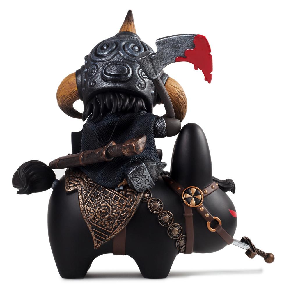 Limited edition Frank Kozik Death Dealer art figure by Frazetta, medium vinyl sculpture, showcasing detailed design and dark fantasy style.