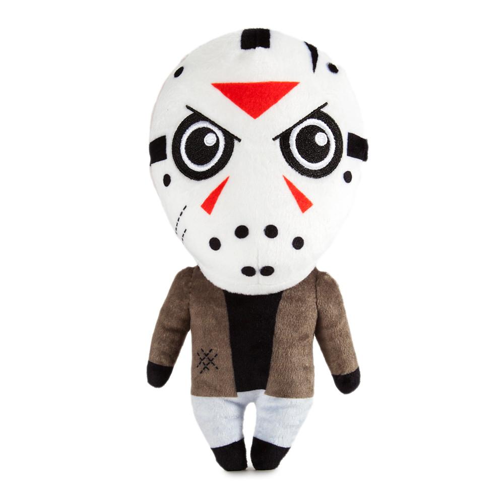 Kidrobot Friday the 13th Jason Voorhees Phunny plush toy, soft stuffed character from the horror movie series.