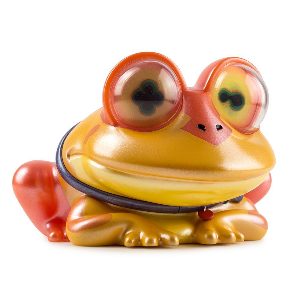 Futurama All Hail Hypnotoad 6-inch metallic art figure by Kidrobot, vinyl collectible with detailed design and vibrant metallic finish.