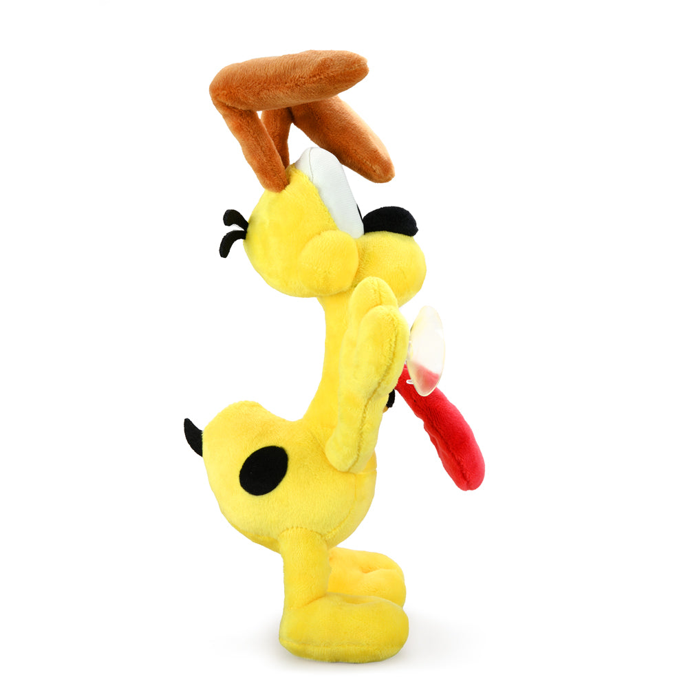 Garfield Odie 8-inch plush suction cup window clinger by Kidrobot featuring soft fabric and colorful character design.
