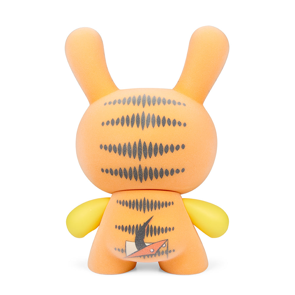 Garfield and Odie "El Impostor" 8-inch Dunny art figure by WuzOne, featuring cartoon-style characters with detailed designs.