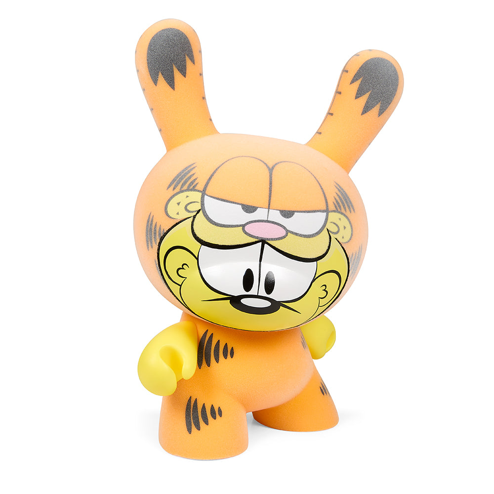 Garfield Odie "El Impostor" 8-inch Dunny art figure by WuzOne, featuring colorful cartoon character design, exclusive Kidrobot collectible
