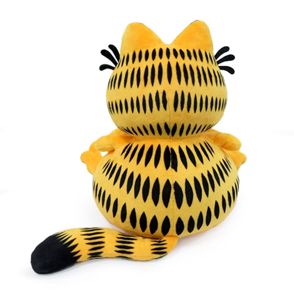 Garfield overstuffed pizza plush toy, 13-inch medium plush by Kidrobot, featuring a soft, detailed Garfield character with pizza design.