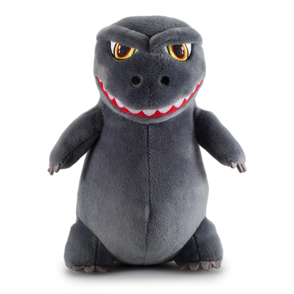 Godzilla 8-inch Phunny plush by Kidrobot, soft and detailed stuffed toy depicting the iconic monster in a playful pose.