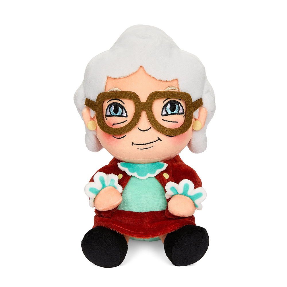 Golden Girls Sophia Phunny plush toy, soft and cuddly doll inspired by the classic TV character, featuring detailed costume and facial features.