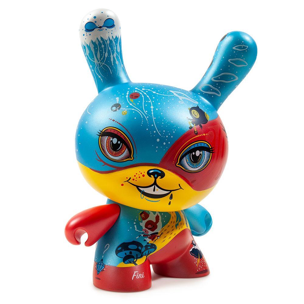 Good 4 Nothing 8-inch Dunny art figure by 64 Colors, showcasing unique design and vibrant colors, collectible toy figure.