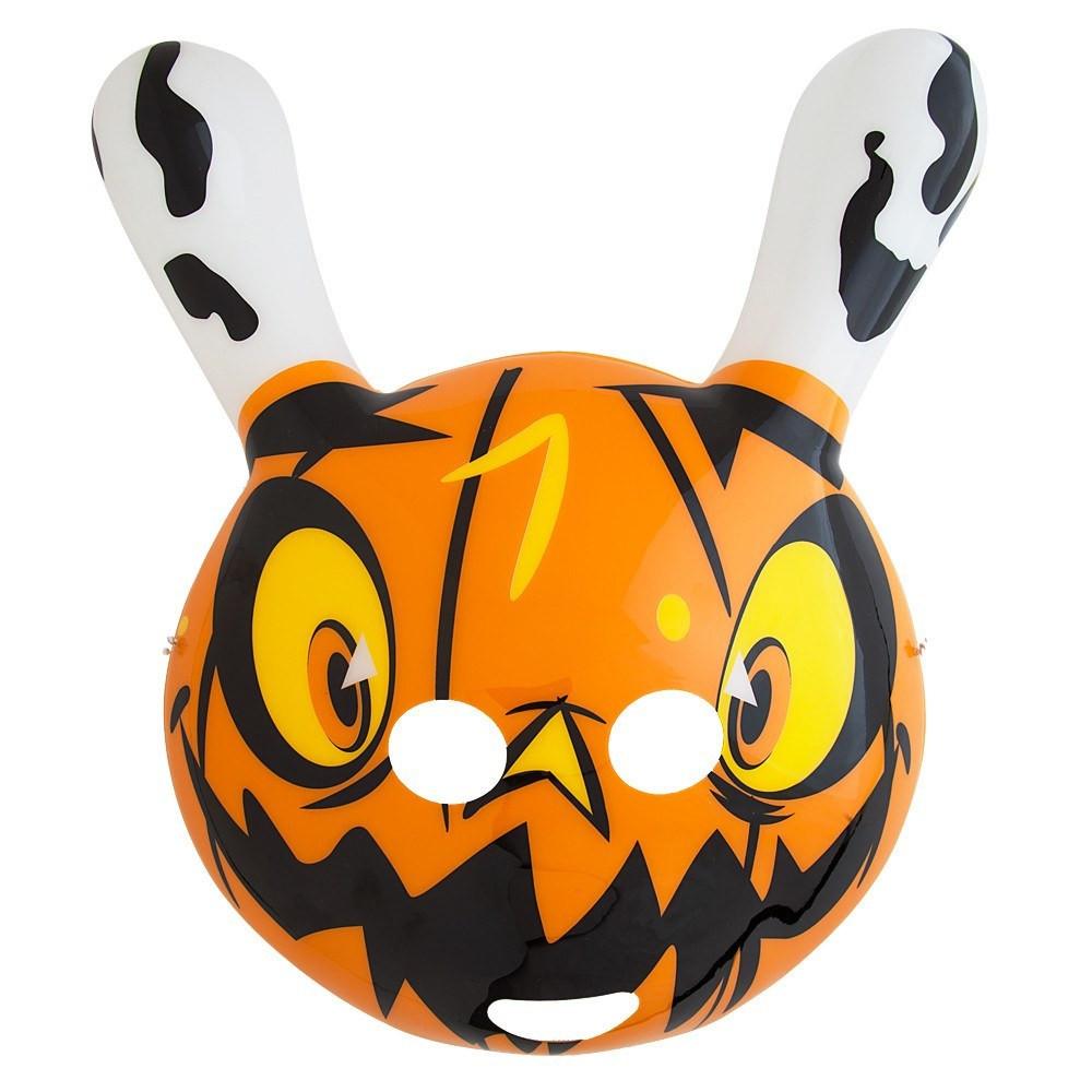 Halloween Dunny Mask by Brandt Peters featuring Jacko design, made by Tristan Eaton, detailed and spooky for Halloween costumes