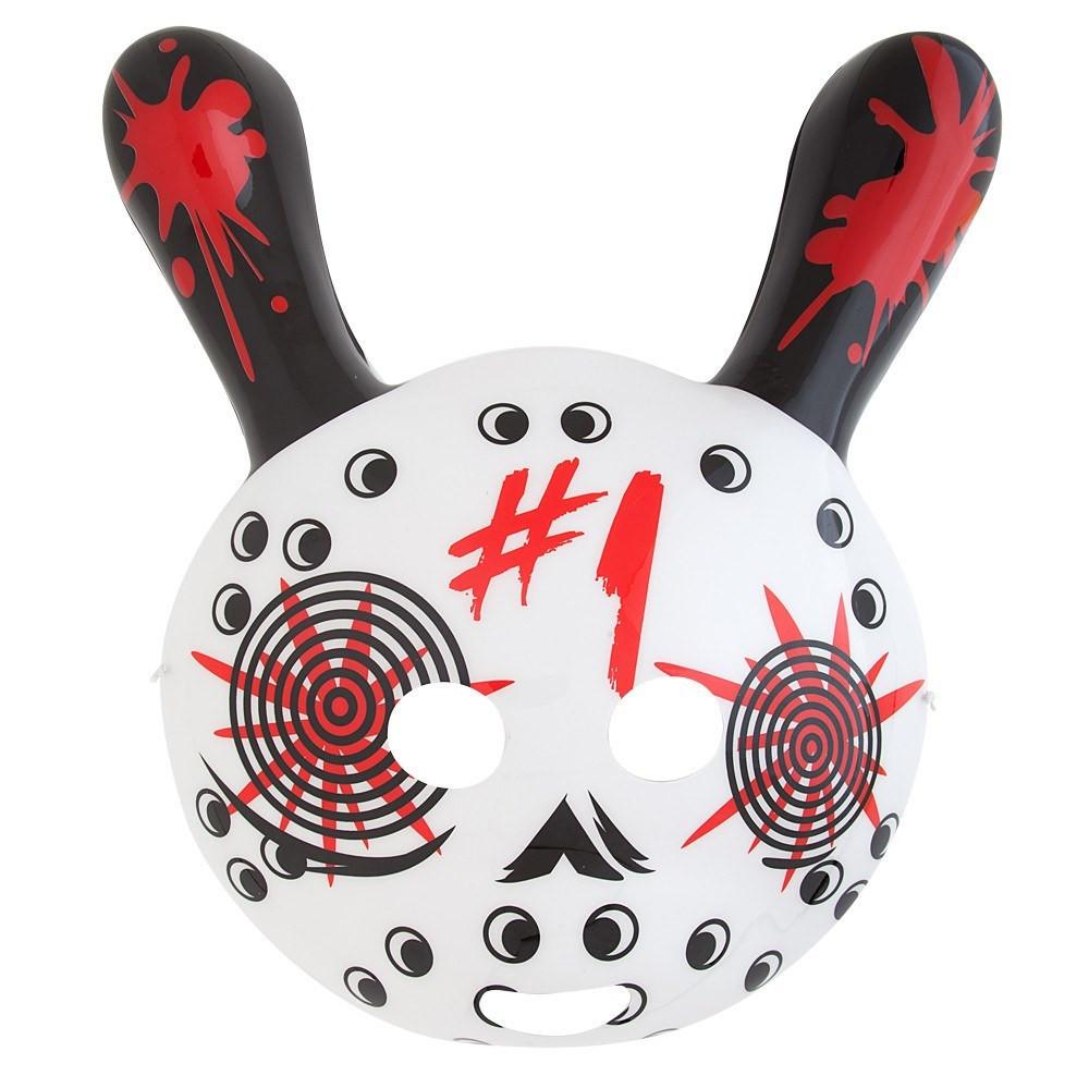 Halloween Dunny mask by Brandt Peters featuring Jacko design, crafted by Tristan Eaton, with detailed Halloween-themed artwork.