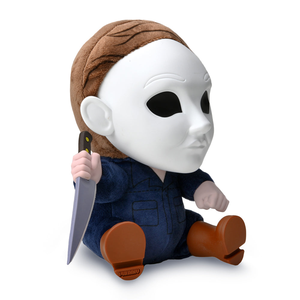 Halloween Michael Myers Horror 8-inch Roto Phunny plush toy featuring Michael Myers in his iconic costume and mask.