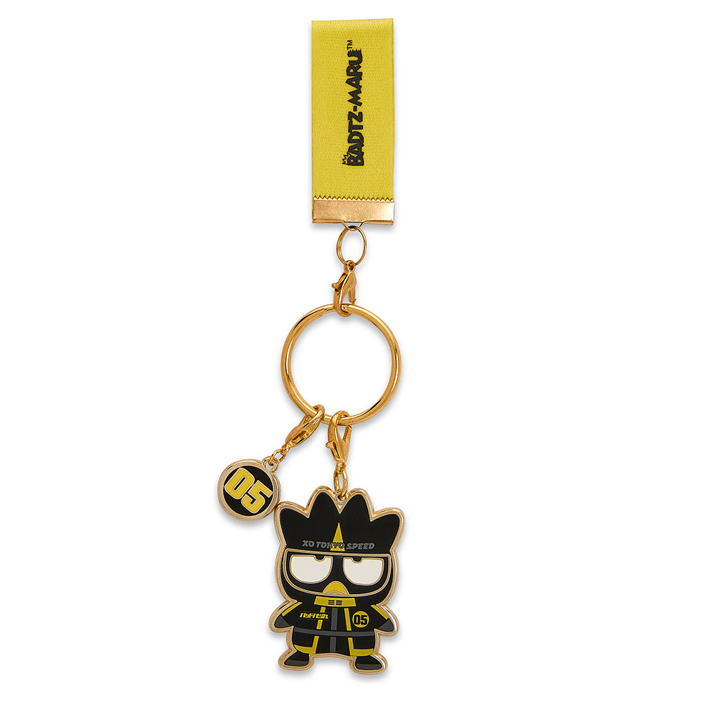 Hello Kitty and Friends Tokyo Speed enamel keychain from Sanrio featuring colorful character designs and detailed craftsmanship.