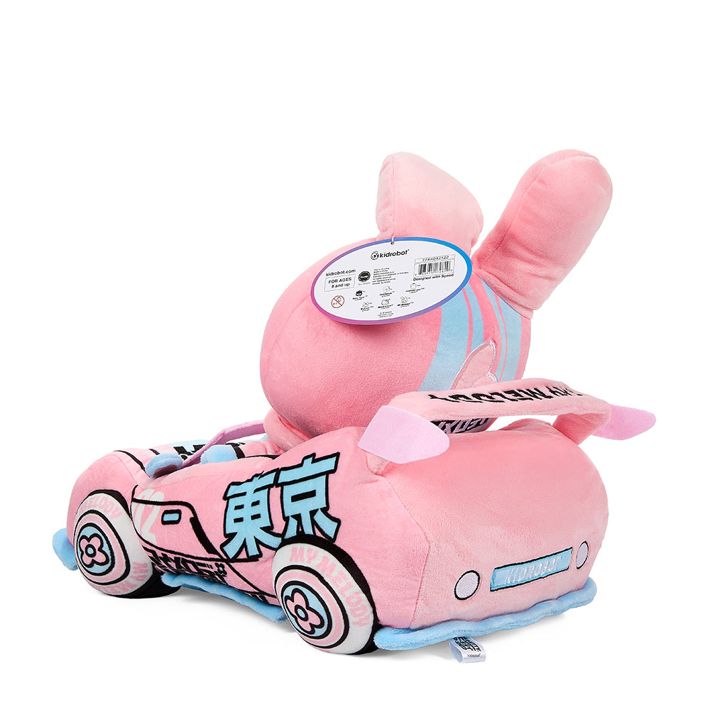 Sanrio Hello Kitty and My Melody 13-inch plush toys from Tokyo Speed Racer collection featuring colorful, soft fabric plush characters.
