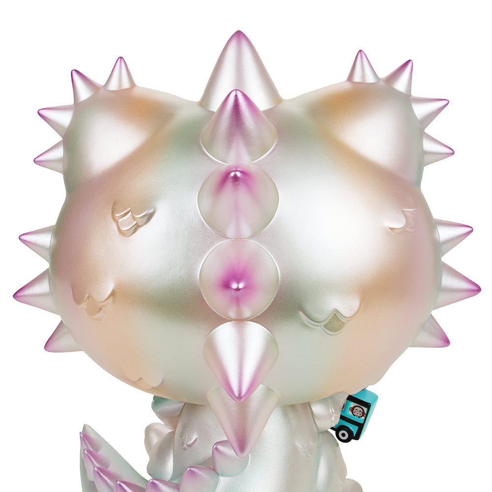 Hello Kitty Kaiju cosplay vinyl art figure by Sanrio, 8-inch Unicorn Edition, exclusive to 2022 convention.