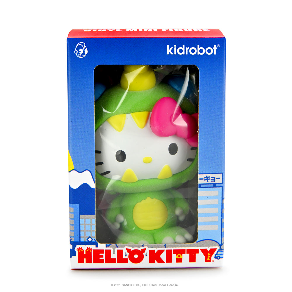 Sanrio Hello Kitty Kaiju Monsters 3-inch collectible vinyl figure by Kidrobot, featuring Aquados Blue Wave design.