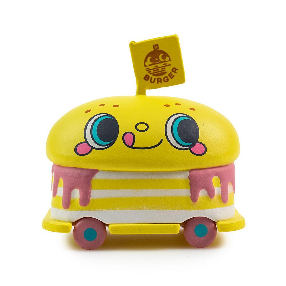 Hello Sanrio Micro Vehicle blind bag series by Kidrobot, vinyl art figure in packaging featuring cute Sanrio character design.