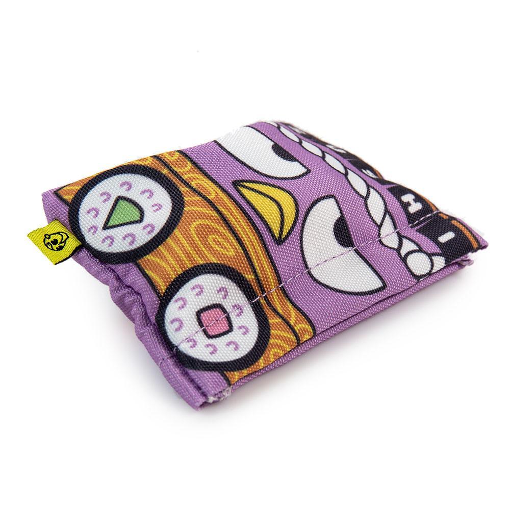 Hello Sanrio Micro Vehicle art figure by Kidrobot, vinyl collectible blind bag with colorful Hello Kitty character design.
