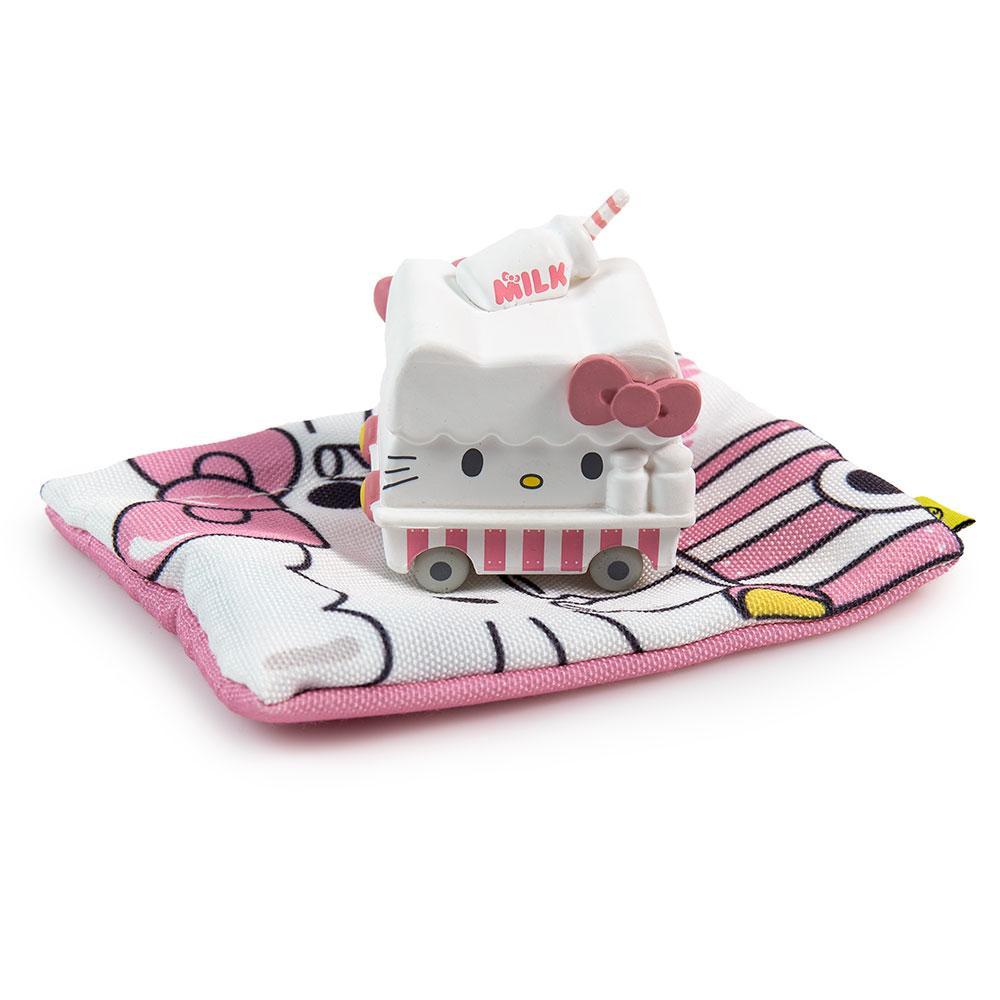 Hello Sanrio Micro Vehicle blind bag art figure by Kidrobot, vinyl collectible toy featuring Hello Sanrio character design.