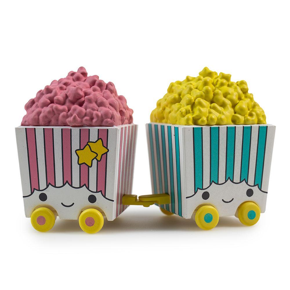 Sanrio Hello Micro Vehicle art figure by Kidrobot in a sealed blind bag, featuring a vinyl collectible character from the series.