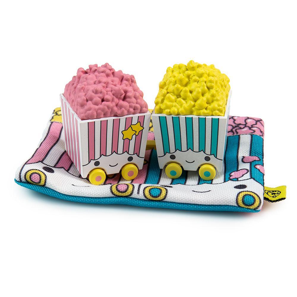 Sanrio Hello Micro Vehicle blind bag art figure by Kidrobot, vinyl collectible toy in a sealed blind pack.