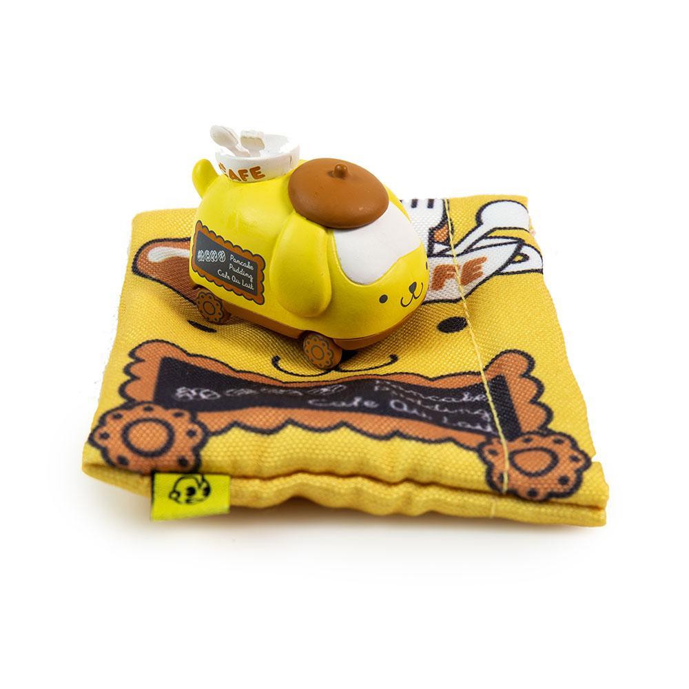 Hello Sanrio Micro Vehicle art figure by Kidrobot, vinyl blind bag collectible with colorful Sanrio character design.