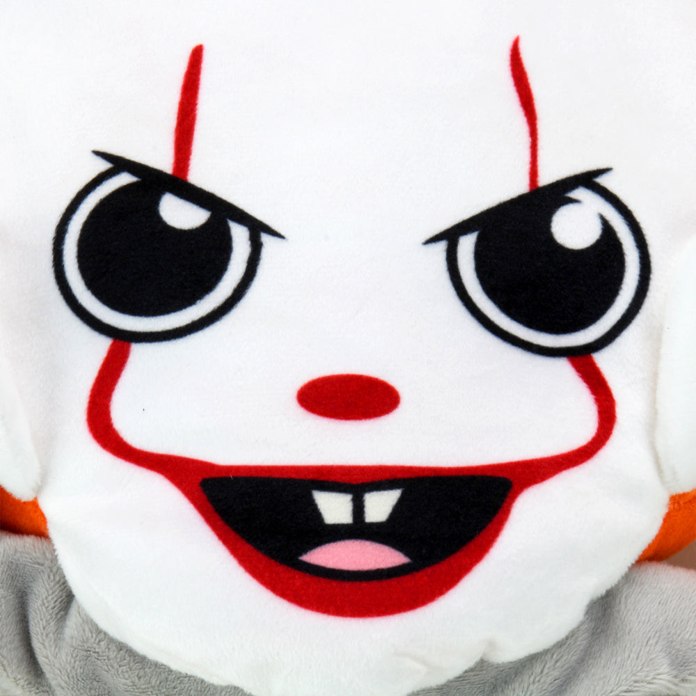 IT Pennywise plush toy from the Phunny Pack, featuring a detailed, soft plush representation of the IT horror clown character.