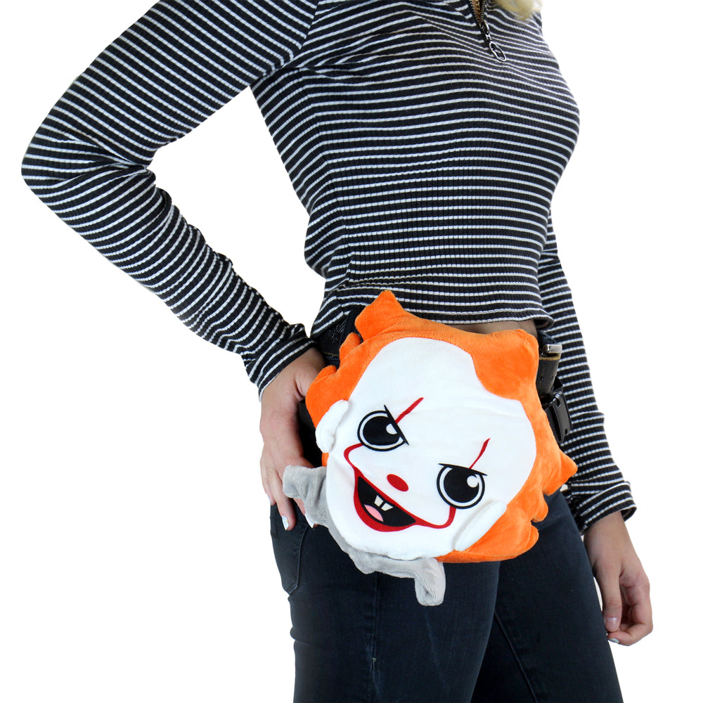 IT Pennywise plush toy from the Phunny Pack, featuring a detailed, soft plush of the horror character Pennywise from IT.