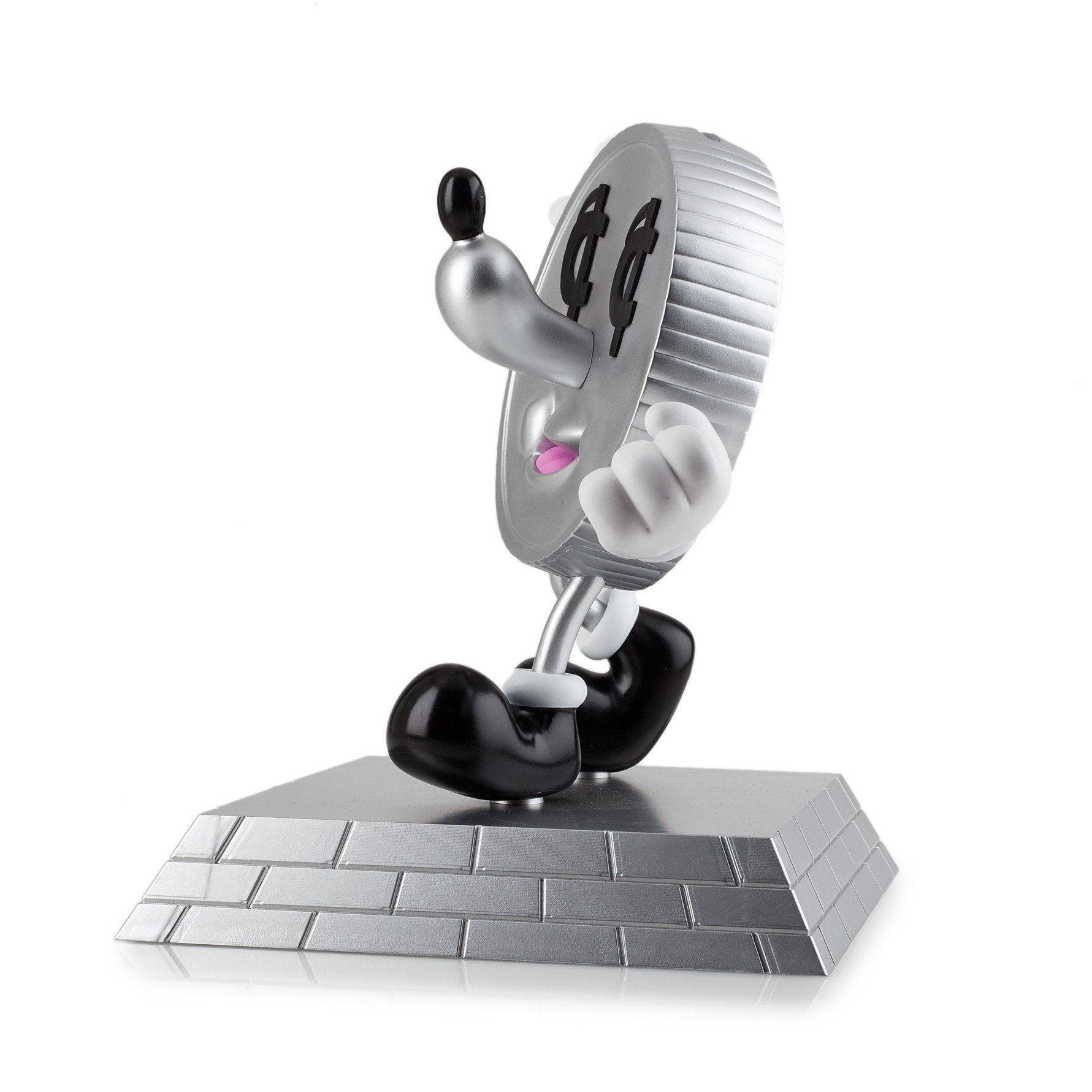 Jeremyville Lucky Money Coin vinyl art toy bank featuring a colorful, playful design with Jeremyville branding.